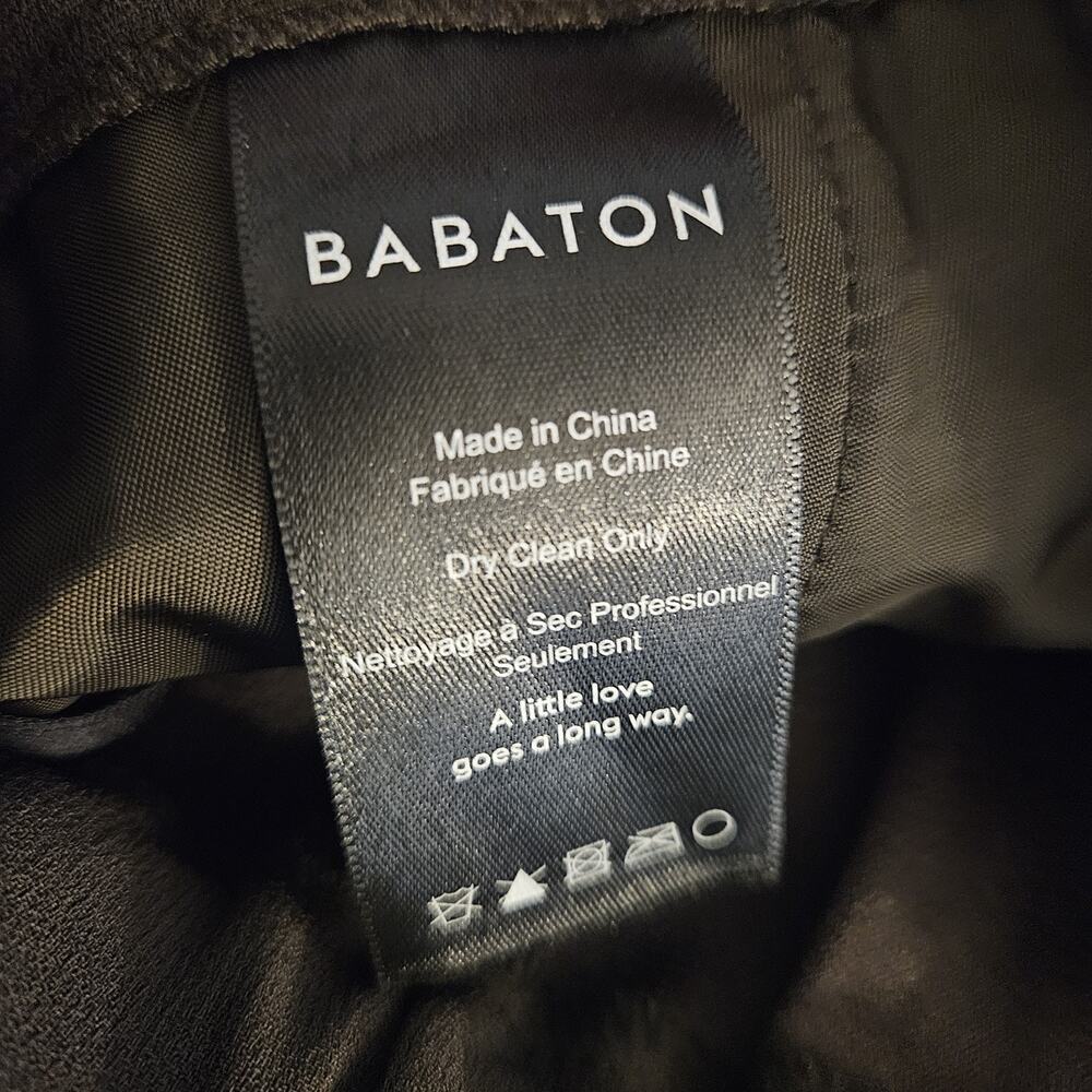 Babaton Aritzia Cohen Trousers Pants Womens Green Size 4 - Picture 5 of 6